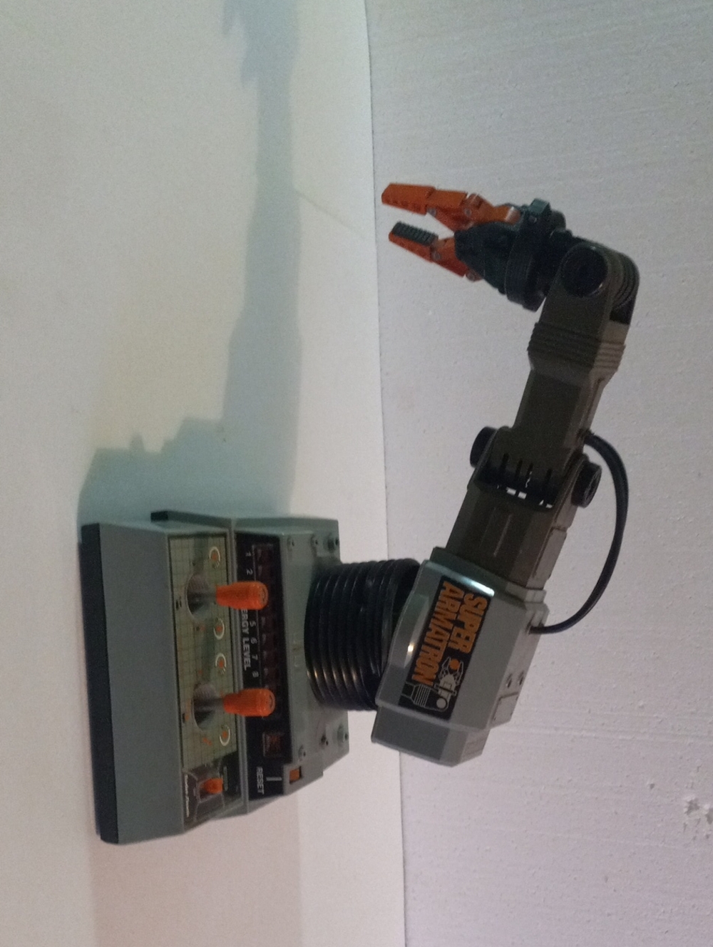 Super Armator Electronic Robotic Arm - Olive Green and Orange